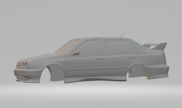 vw jetta velozes furioso 3d impressão modelo in veículo 3dexport diecast slotcar hotwheels volkswagen bora 3d print model - Mito3D