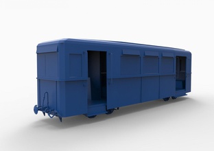 vagón mod2 de alta velocidad tren hielo siemens velaro eléctrico la locomotora el interurbanos comunidad express ferrocarril rail pista los pasajeros hobby 3d print model - Mito3D