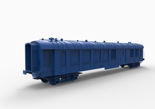 vagón mod6 3d impresión modelo in 3dexport entrenar realista berkshire calibre vapor locomotora 20th siglo limitado enrique línea corriente transatlántico ferrocarril pista diesel polar rápido pasatiempo 3d print model - Mito3D