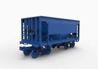 vagon mod8 3d yazdır model in 3dexport tren gerçekçi berkshire ölçü buhar lokomotif 20th yüzyıl sınırlı henry modernize etmek astar demiryolu izlemek dizel kutup ekspres hobi 3d print model - Mito3D