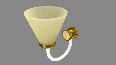 duvar lambası aksesuarlar lamba banyo 3d print model - Mito3D
