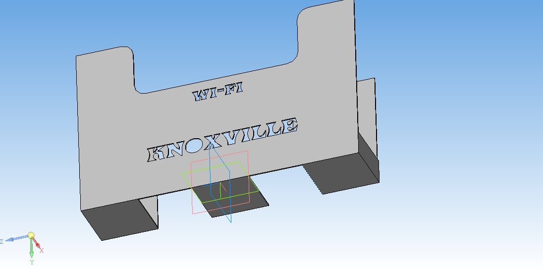 wall mount wi fi wifi 3D print model - Mito3D