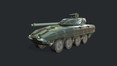 deformación a2 depredador tanque asalto dame tanques blindado vehículo militar pbr unidad irreal videojuego gameart lowpoly Ejército moderno Estados Unidos futuro ciencia ficción guerra ww2 ww1 juegos 3d print model - Mito3D