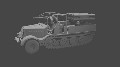 wartruk combattere trasporto camion gioco militare vapore 3d print model - Mito3D
