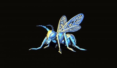 yaban arısı yazdırmaya hazır 3d yazdır model in oyuncaklar 3dexport bal kanatlar böcek ayaklı el ilanı heykelcik dekoratif eşek kelebek doğa hayatı entomoloji gümbürdemek figürinler oyuncak 3d print model - Mito3D