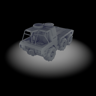 terreno baldio caminhão borda jogos necromunda veículo 3d print model - Mito3D