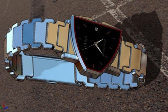 watch-casio 3d print model - Mito3D