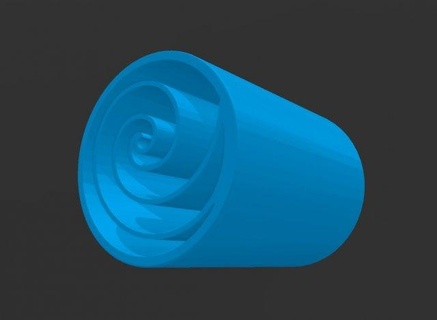 dalga Su dolma kalem Kulp destek organizatör Fincan Aksesuarlar dalgalar okyanus 3d print model - Mito3D