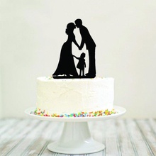mariage gâteau topper 3d impression modèle in panneaux logos 3dexport fête anniversaire 3d print model - Mito3D