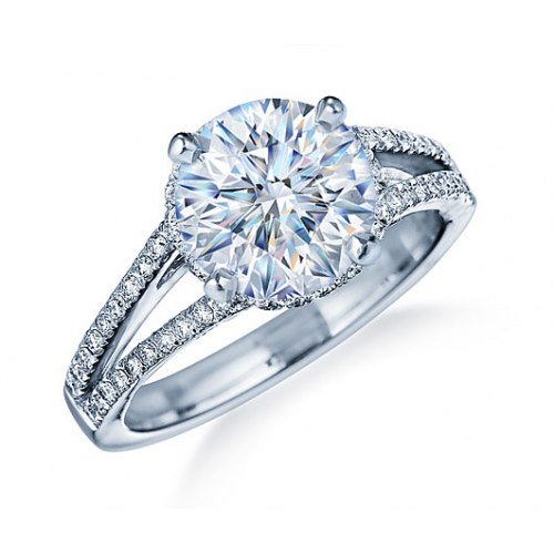 el anillo de boda la oro diamante 3D print model - Mito3D