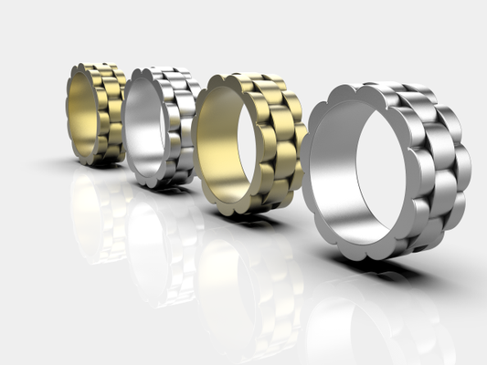 casamento anel 3d impressão modelo in argolas 3dexport luxo jóia jóias homens moda joalheria prata ouro platina esterlina banda 3d print model - Mito3D