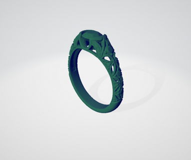 Hochzeit Ring 3d Scan Ringe Scanner Mikro Studio Schmuck Band Juwel Diamant artec Engagement Modell Polygon 3d print model - Mito3D