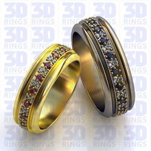 wedding ring 57 wedding ring wax models jewelry 3d milling molding jeweler production prototyping
