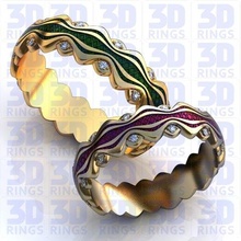 wedding ring 91 wedding ring wax models jewelry 3d milling molding jeweler production prototyping
