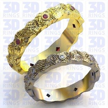 wedding ring 96 wedding ring wax models jewelry 3d milling molding jeweler production prototyping