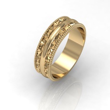 wedding ring diamond face printable exclusive gold cad jewel jewellery rings fashion rhiho 3d print model - Mito3D