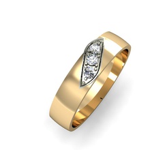 anel de casamento gem printable a moda o cad ouro rhiho cnc mulher 3d print model - Mito3D