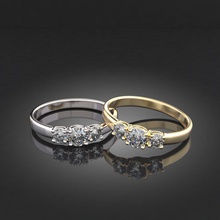 aliança de casamento anel modelo impressão 3d jóias diamante imprimir presentes brilham prata ouro printable anéis o engajamento jóia brilhando a decoração moda sterling precioso 3d print model - Mito3D