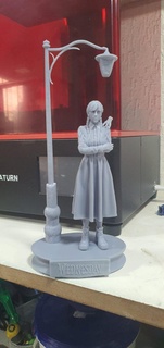 Mittwoch Addams Monster Kreaturen Miniatur Statue Film druckbar 3d print model - Mito3D