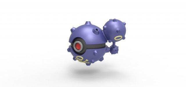 weezing orb concept container toy print printable 3d print model - Mito3D