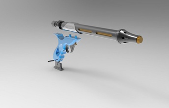 westar 34 3d yazdır model in 3dexport tabanca askeri bıçaklı makine lazer jango fett star savaşlar kostüm oyunu sahne cephane fazer 3d print model - Mito3D