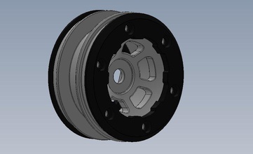 cerchi da 18 scala la ruota rc auto 3d print model - Mito3D