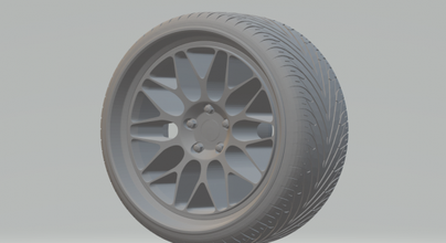 wheels hre diecast model hotwheels slotcar slot car hot tamya 3d print model - Mito3D