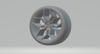 wheels vossen diecast model hotwheels slotcar slot car hot tamya 3d print model - Mito3D