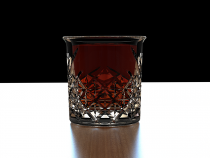 whisky tazza design 01 3d Stampa modello cucina cenare bicchiere 3d print model - Mito3D