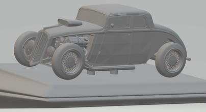 willys 77 diecast slot car hotwheels suv honda lowrider 3d print model - Mito3D