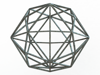wireframe shape disdyakis dodecahedron  mathematical art wireframe shape disdyakis dodecahedron archimedean catalan decakis geometry hexoctahedron hexakis octahedron octakis cube hexahedron kisrhombic truncated cuboctahedron topologically rhombic mathematical  3d print model - Mito3D