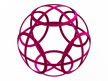 wireframe forma geometrico bocce palla matematico arte forme superficie griglia sfera netto cyber vettore scienza figure oggetti frattali grafico plastica stampabile 3d print model - Mito3D