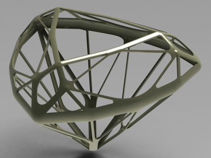 tel kafes şekil kesmek elmas matematiksel Sanat klasik takı şekiller güzellik üçgensel profil parlaklık harika ateş geometrik Desen fantezi plastik yazdırılabilir tasarım 3d print model - Mito3D