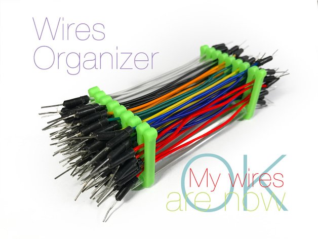 organizador de cables libres los alambres el herramientas diy hobby 3d 3D print model - Mito3D