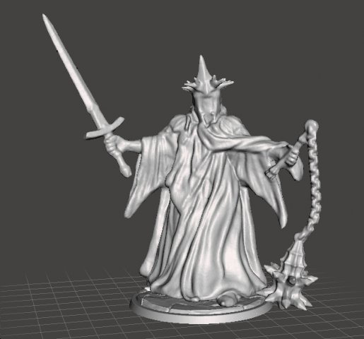 cadı kral minyatür model fantezi oyunlar dnd rpg yazı tahtası Nazgul ringwraith orakçı sihirbaz büyücü dungeons and dragons Warhammer yol bulucu yaratık savaşçı dövüşçü savaş oyunları Warcraft canavar lotr Hobbit kahraman 3D print model - Mito3D