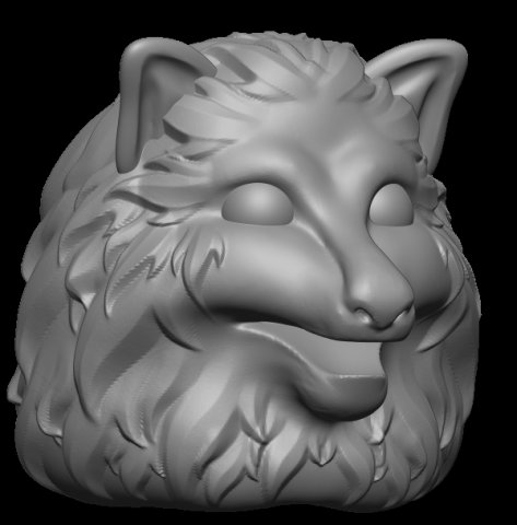 lobo escultura hombre hombres perro animal cabeza esculpir 3d impresión imprimible Arte salvaje pbr ready 3D print model - Mito3D