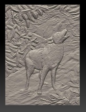 lupo foresta - soccorso 2019 art animale la scultura lo zoo predatore giungla fauna di bassorilievo immagine scena scenario natura caccia 3d print model - Mito3D
