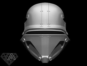 wolfenstein comando capacete 3d impressão modelo in jogos acessórios 3dexport mascarar airsoft cosplay halloween mask helmet guerreiro cavaleiro invasor soldado medo armaduras brinquedo 3d print model - Mito3D