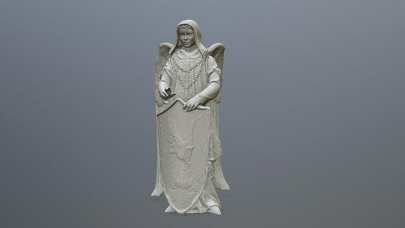 mujer ángel 1 monstruos criaturas prin estatua hombre ruina efigie esculpir escultura rock rocas 3d print model - Mito3D
