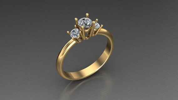 women ring cad file 3d print model rings jewelry diamond jewel gem 3dm obj stl printing bracelet bangle necklace pendant 3d print model - Mito3D
