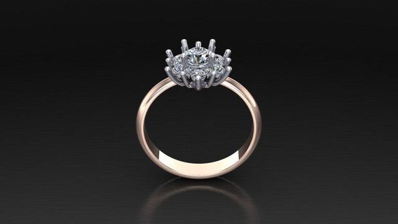 mujer anillo canalla expediente 3d impresión modelo anillos joyería joya diamante 3dm obj stl pulsera brazalete collar colgante pendiente 3d print model - Mito3D