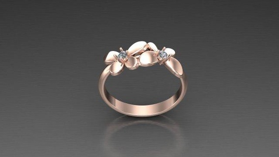 femmes bague goujat fichier 3d impression modèle anneaux bijoux diamant bijou gemme 3dm obj stl bracelet Collier pendentif 3d print model - Mito3D