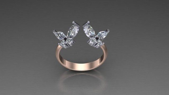 donne squillare cad file 3d Stampa modello anelli gioielleria diamante gioiello gemma 3dm obj stl stampa braccialetto collana pendente 3d print model - Mito3D
