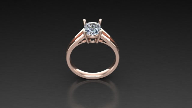 mujer anillo canalla expediente anillos joyería joya diamante 3dm obj stl impresión pulsera brazalete collar colgante pendiente 3D print model - Mito3D