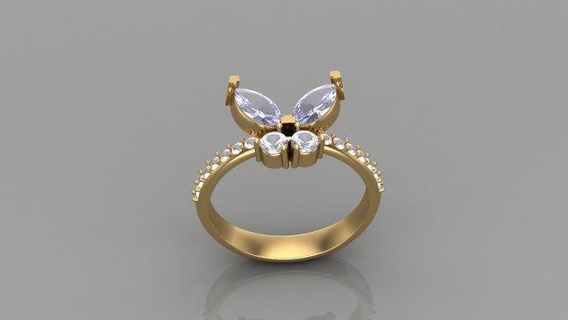 femmes bague goujat fichier anneaux bijoux diamant bijou gemme 3dm obj stl impression bracelet Collier pendentif 3d print model - Mito3D