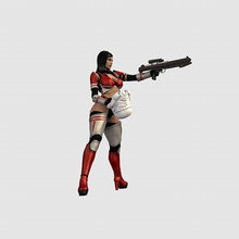 women space trooper 3d printing print model in woman 3dexport scout star wars military-person fighter figure statues sci-fi sculptures scifi figurine miniatures sniper warrior character fantasy girl 3d print model - Mito3D