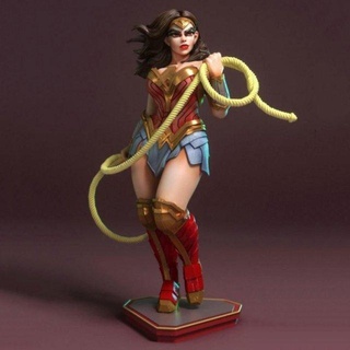 maravilha mulher dc quadrinho pronto impressão wonder woman super girl menina histórias quadrinhos Super heróis estatueta personagem corpo fêmea estátua arte miniaturas justiça colecionáveis 3d 3d print model - Mito3D