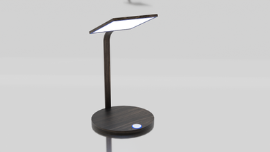 Odun Lamba masa lambası tahta lamba ışık 3d print model - Mito3D