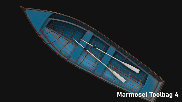 hölzern boot 3d modell boote 3dexport schiff ruder gondel kanu paddel versand rudern floß wasserfahrzeug skiff schlauchboot 3D print model - Mito3D