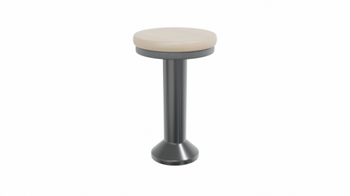 wooden seat counter stool blender prop asset pbr texture plastic wood metallic furniture interior sit bar retro 3d print model - Mito3D